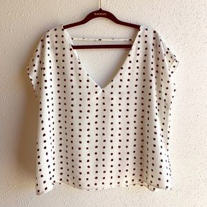 Cropped Polka Dotted Blouse!